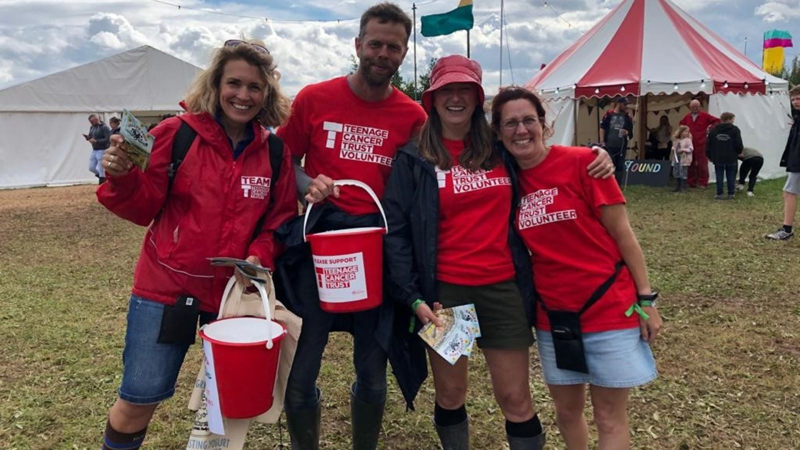 Teenage Cancer Trust volunteers